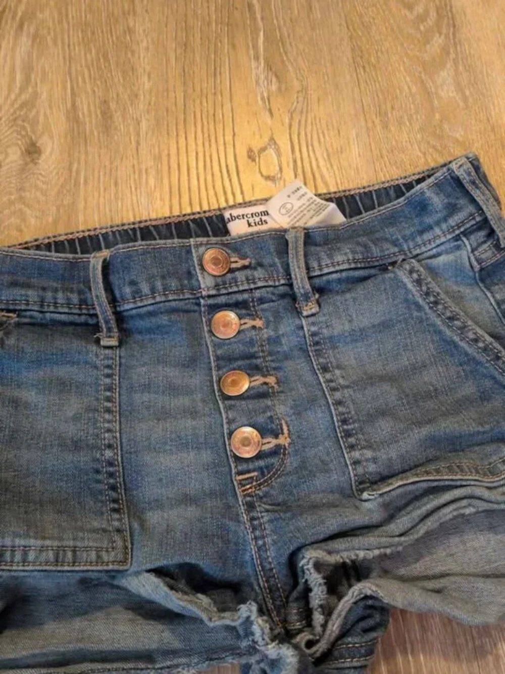 Abercrombie Kids High-Rise Shortie Shorts Size 13/14